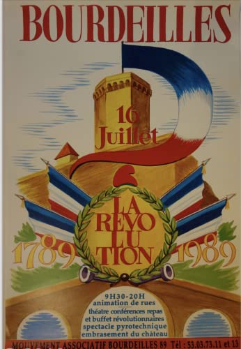 Bourdeilles La Révolution Poster Reproduction 50 x 70 cm on Luxury Paper 300 g High Quality All Sizes Available Contact Us