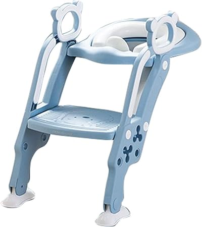Rails Nursery,Furniture,Nursery Step Stools Rails Blue Potty Tools Kitten Pattern Adjustable Toilet Trainer with Step Stool with Step Stool,up to 60kg,Foot Stool Cushion for Boys or Girls with Splash Guard