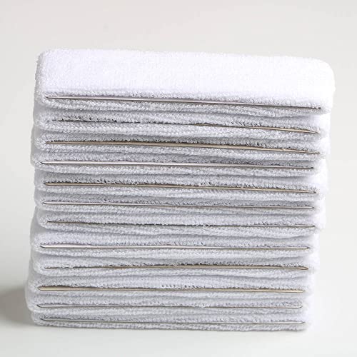 Image of Cotton Sweatband Headbands,Pack of 12,Elastic Stretchy Sport Terry Cloth Sweat Bands,Yoga Workout Fitness Exercise Basketball Headband