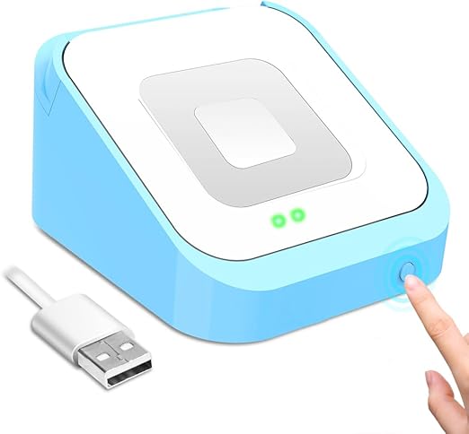Dock Compatible with Square Reader 2nd Generation, Square Card Reader Stand Holder, Anti-Sleep Button, One Click to Turn On, Blue.