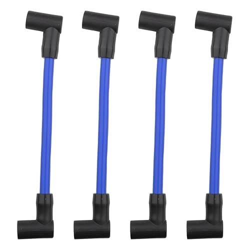 4 piezas de cable de bujía marina de 6 pulgadas, alto rendimiento, repuesto marino premium para Evinrude OMC Johnson Bujías Juego de cables Sierra
