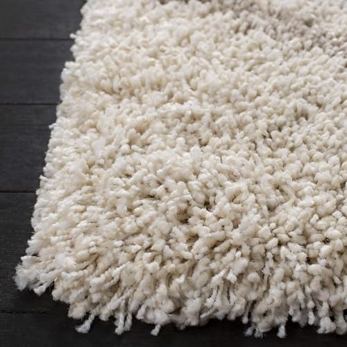 Image of Modern Micro Fiber Rug /Carpet for Hall, Bedroom, Kichen, Kids Room, Baby Room Etc.Color-Ivory N Beige Size 4x6 feet