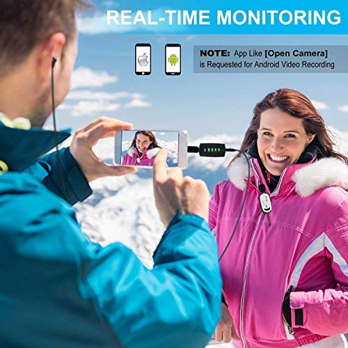 Alvoxcon Wireless Lavalier Microphone For Iphone & Computer Usb Lapel Mic System For Android, Pc, Laptop, Speaker, Podcasting, Vlog, Youtube, Conference, Vocal Recording, Gaming (With Monitor Jack) #TOP5