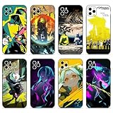 サイバーパンク エッジランナーズ スマホケース iphone 13 14 15 pro 携帯カバー 人気キャラ ルーシー レベッカ デイビット マルティネス おしゃれ 多機種対応 シリコーン グッズ 耐衝撃 滑り止め レンズ保護 薄型 軽量 クリスマス 誕生日 プレゼント (11,iPhone15 Pro)