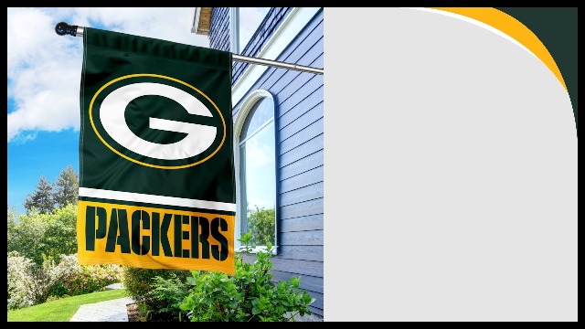 WinCraft Green Bay Packers Hausflagge – Doppelseitig Mit Offiziellen Team-Logos