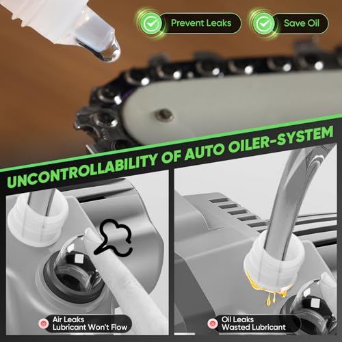 Saker Mini Chainsaw Cordless,6 Inch Chainsaw, Mini Electric Chainsaw Cordless Battery Powered,One-Hand Portable Chain Saw for Tree Trimming,... - Image 6