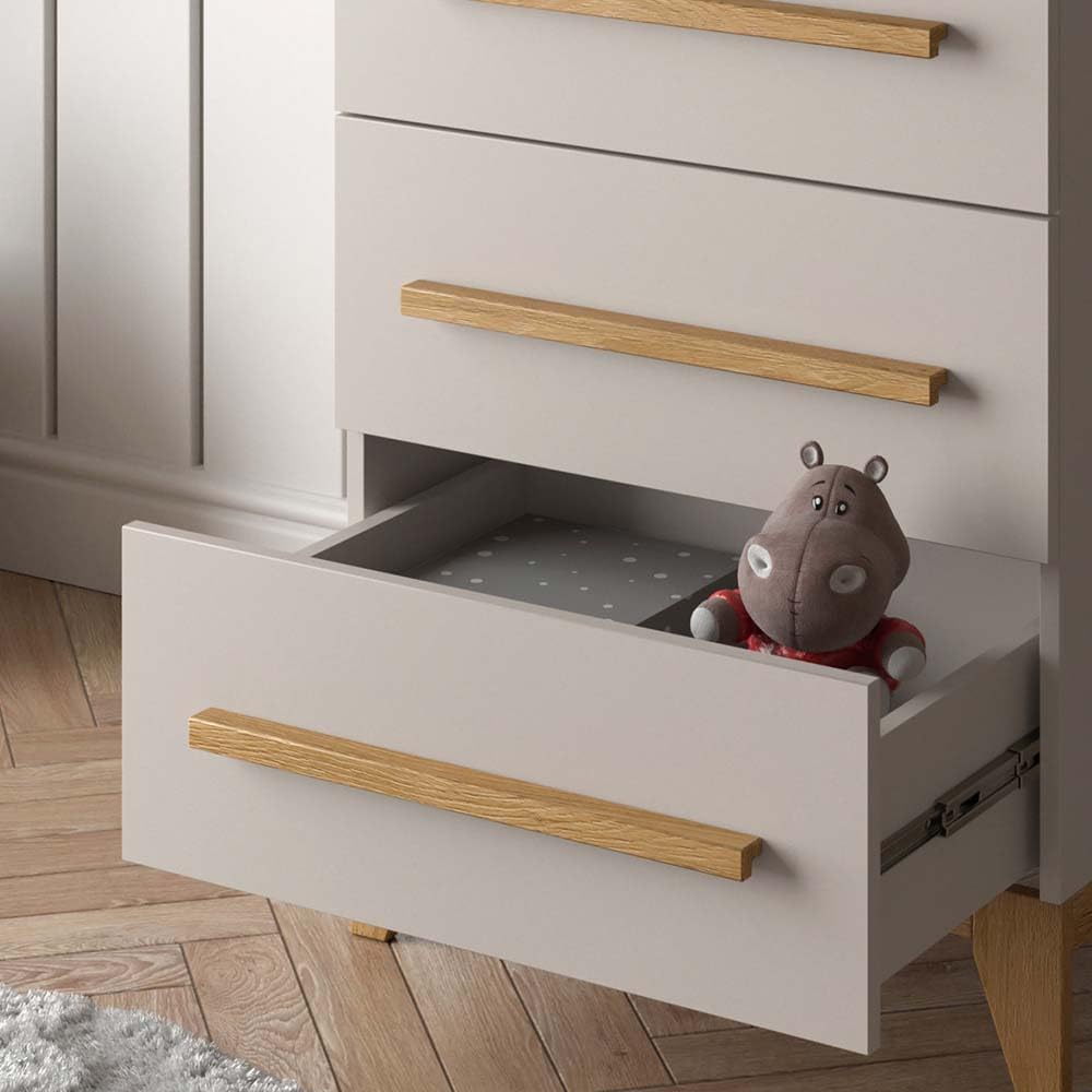 VitaliSpa Cassettiera Malia, Cashmere/Artigianale, 60 x 88 cm, per riporre vestiti e giocattoli nella cameretta dei bambini