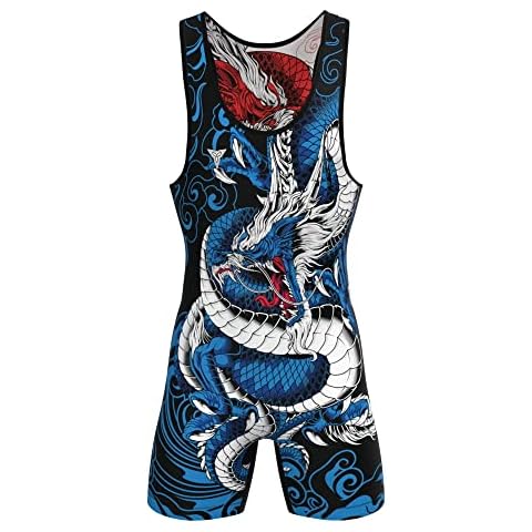 TRI-TITANS Respect All Fear None Reversible Wrestling Singlet V2 (Adult XS) Cover