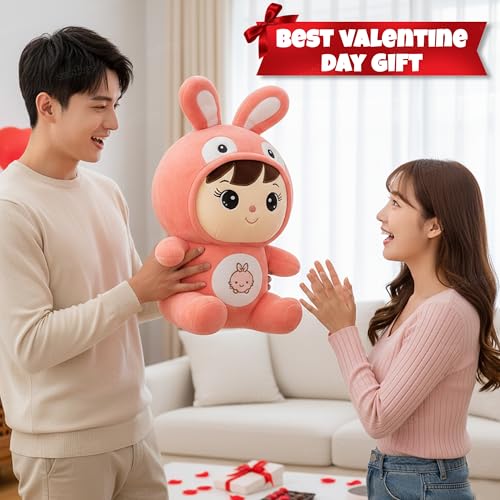 Image of Zest 4 Toyz Soft Toy for Girls (40 cm) | Baby Toys | Cute Stuffed Animal Plush Toy | Rabbit Soft Toy Cuddly Teddy Bear for Kids | Birthday Gift for Girls - Multicolor