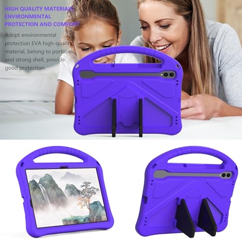 Protection EVA violette Samsung Galaxy Tab S10 FE antichoc et portable