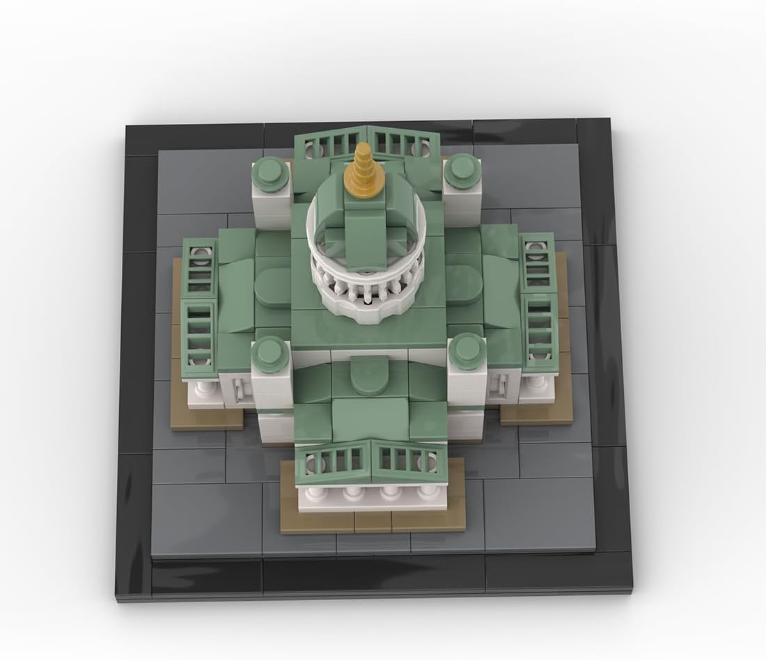 Finland Helsinki Cathedral Architecture Building Blocks Set, 276PCS World Famous Landmark Street View Collection Display Model Home Decor Kits, Gifts for Bricks Enthusiasts