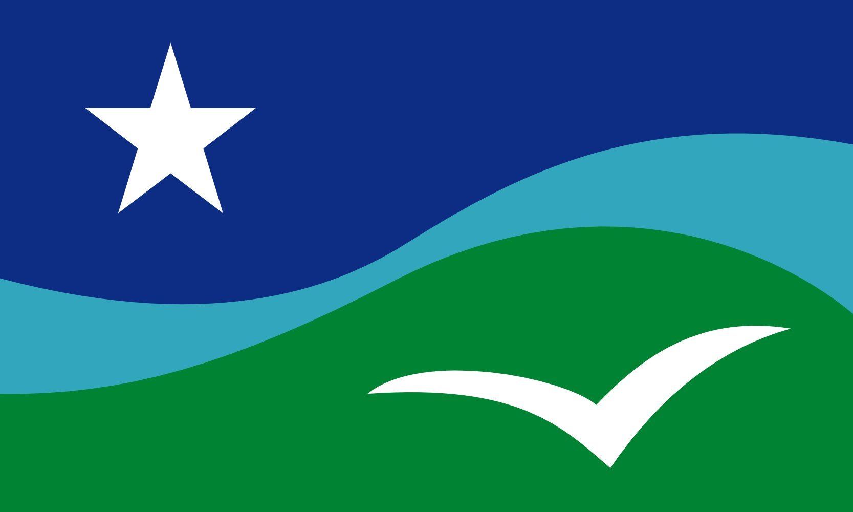 Drapeau Martha's Vineyard grand format avec œillets renforcés haute finition
