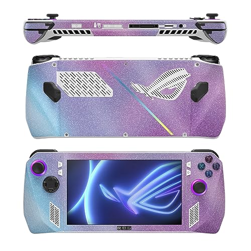 Image of MightySkins Glossy Glitter Skin Compatible with Asus ROG Ally - Purple Fog | Protective, Durable High-Gloss Glitter Finish | Easy to Apply, Remove, and Change Style