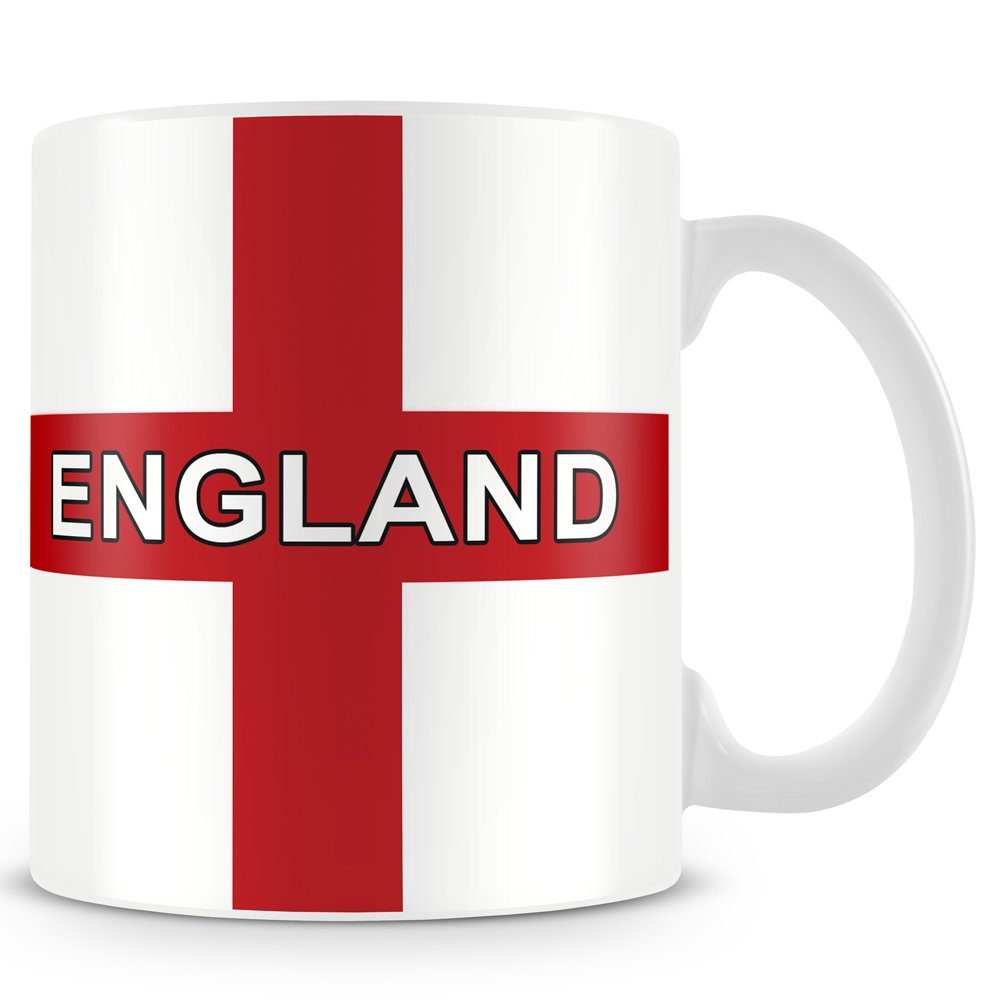 personalised4u England - St Georges Cross - Ceramic Coffee Mug