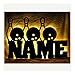 Produktbild Schlummerlicht24 Led 3d Wand-Deko"Pin for Bowling Sport" mit Name-n, Geschenk-Artikel Kegel als Fun Motiv Pins Lampe Zubehör für Herren Dame-n Mann Frau