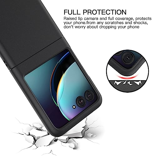 Coque Moto Razr+ 2023 finition givrée et polycarbonate premium