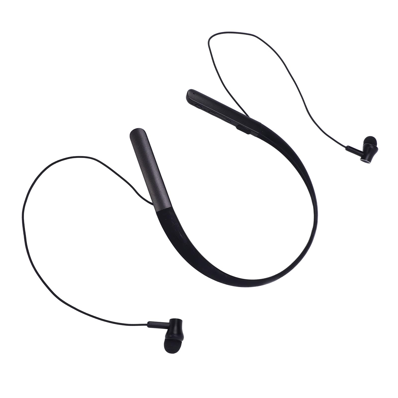 Cuffie Bluetooth con Archetto da Collo, Auricolari Bluetooth Wireless con Strumento di Pulizia degli Auricolari di Diverse Dimensioni, Cuffie Intorno Al Collo, Ideali per Viaggi di Lavoro