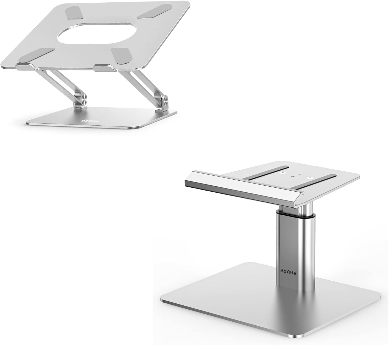 BoYata Laptop Stand and Monitor Stand, Adjustable Height