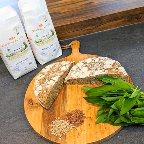 Buchweizenmehl Dorfner Mühle [5kg] - Vollkornmehl aus 100% Buchweizen ohne Zusätze - von Natur aus glutenfrei