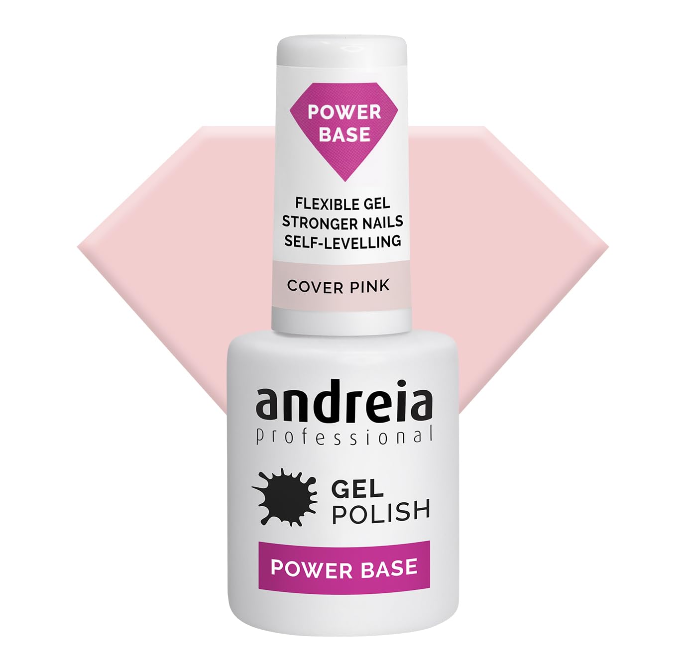 Andreia Professional Gel Polish Power Base Esmalte Pink 10,5Ml-image