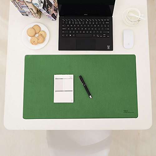 Desk Mat Desk blotter, Ashipher Mouse pad Protector (Green)