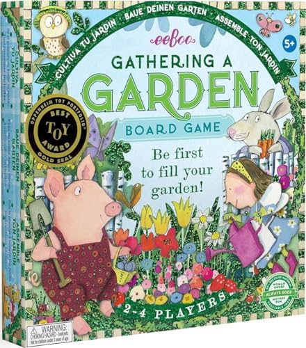 eeBoo Gathering a Garden Board Game - Award Winning...
