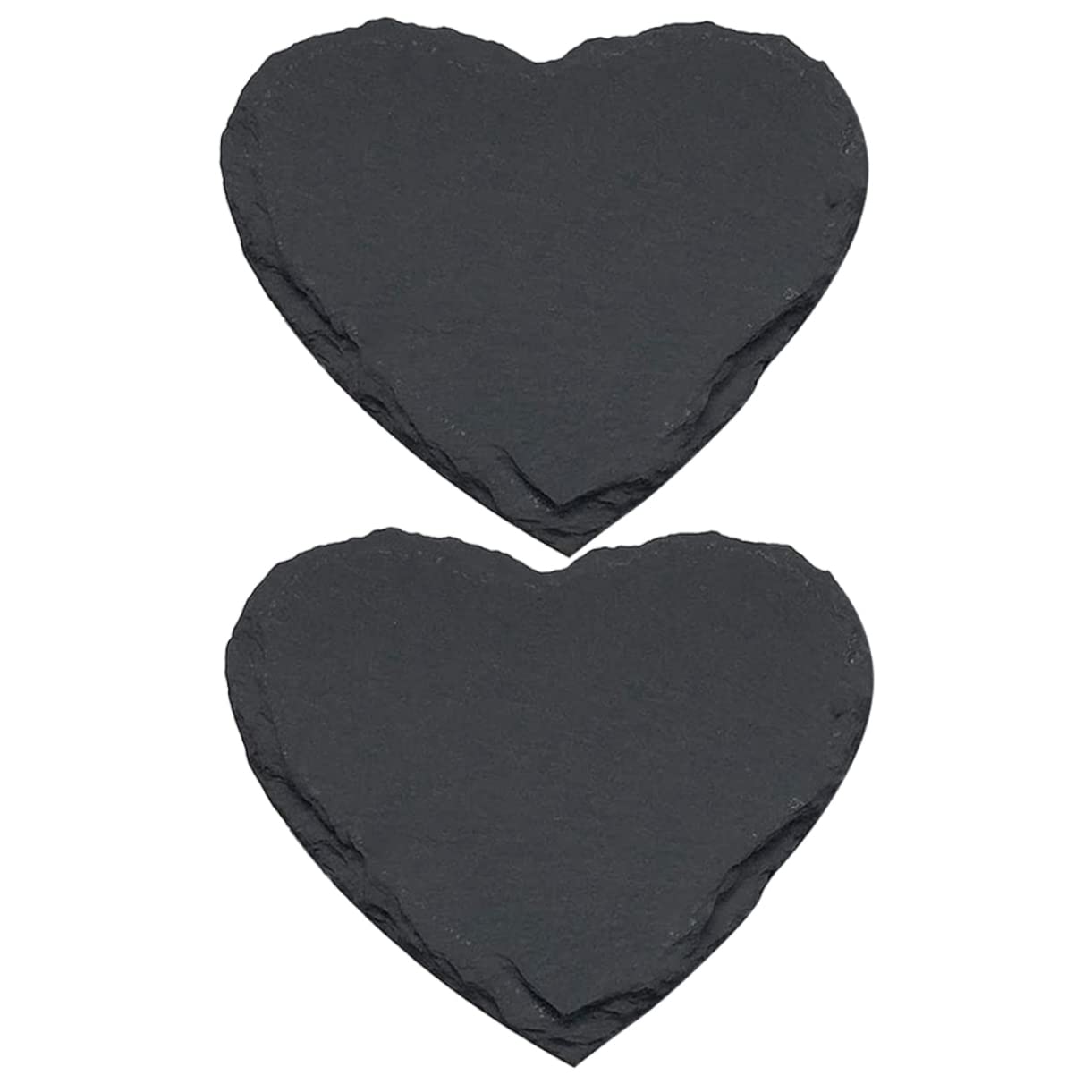 Ipetboom 2piezas Platos De Piedra Natural Placa De Pizarra Personalizada Para Carnes Postres Almacenamiento