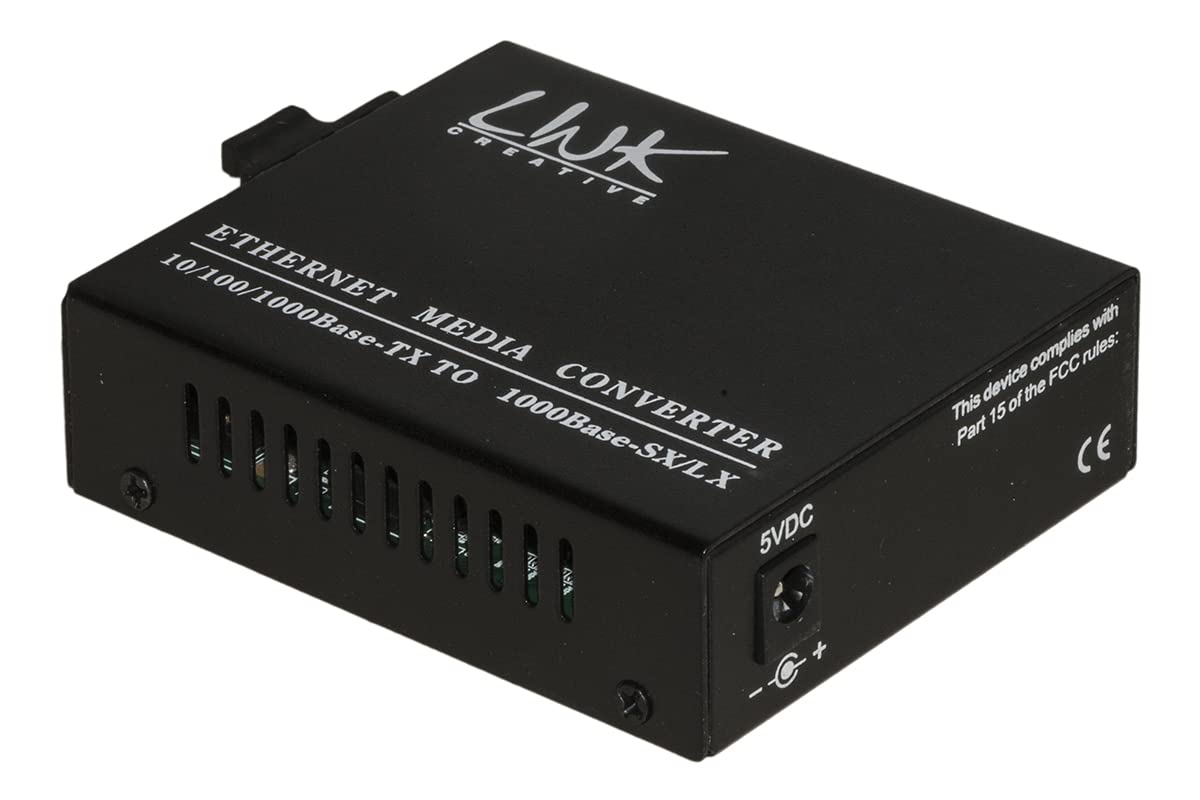 Link lkmcmm10 Media Converter SC LWL-RJ45 – 10/100/1000 Multimode 850 nm