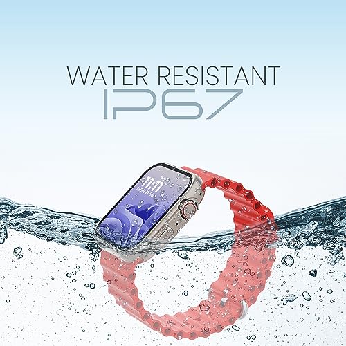 Image of Kratos SW16 Smart watch with 1.85 inch HD LCD Display, Bluetooth Calling, 1.8mm Curved touch screen, Rotating Crown, Metallic body,G-Sensor,SpO2,HR,BP & sleep Monitoring,Bluetooth Photo Capture Smartwatch