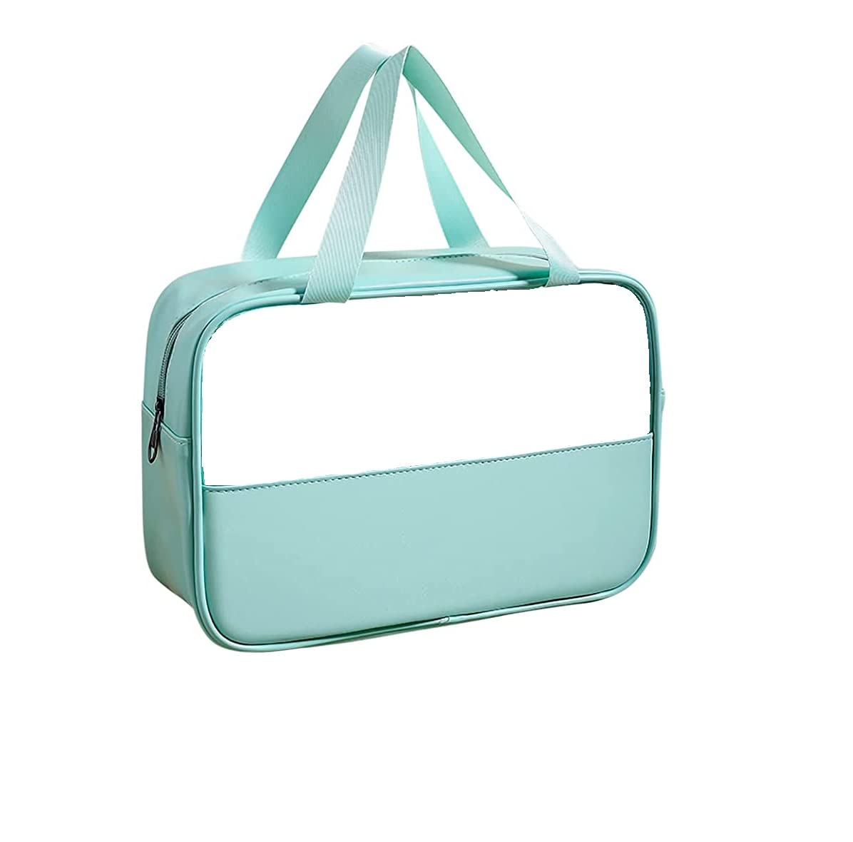 Cosmetic Makeup Organizer Toiletry Bag Grooming Kit Pouch Portable Organizer Case Carry Water Proof Pouch for Women and Men with Zipper (Large, Green)