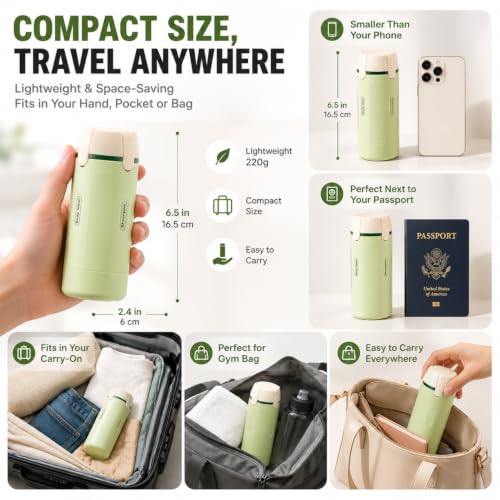 Image of 4 in 1 Travel Bottles for Toiletries, TSA Approved Leak Proof Refillable Travel Containers, 4x30ml Travel Bottles for Shampoo, Oil, Lotion, Body Wash, Travel Accessories Kit for Women & Men