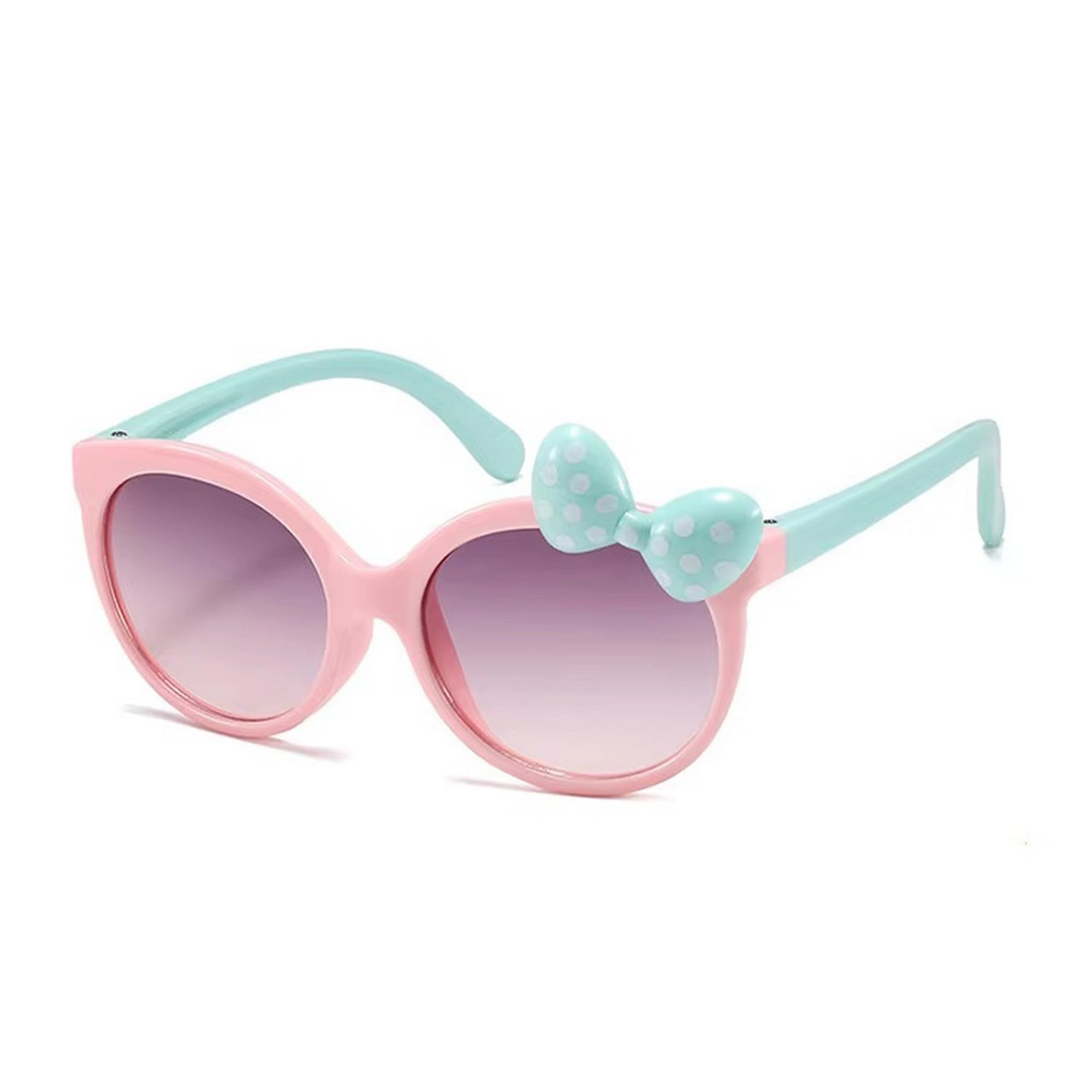 dervin UV Protected Girl's Bow Cute Sunglasses Baby Personality Cartoon Travel Sunshade Glasses-picture-25