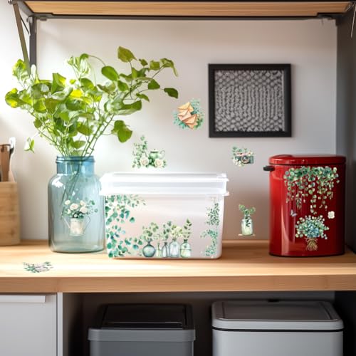 Transferts de transfert durables et imperméables fleur meuble 4 feuilles