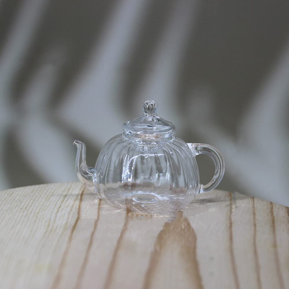 Amazon | Luottus ミニチュア ミニティーカップ ティーポット デザート  