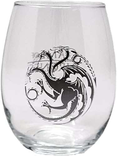 Miniatura 4 de Game of Thrones Juego de copas de vino coleccionables (House Stark & House Targaryen)