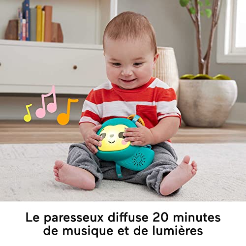 Fisher Price Tapis de jeu 3 en 1 sur le thème de la jungle pour jouer sur le ventre avec 6 jouets sensoriels lumineux et sonores et arche ajustable Jouet Éveil Dès HJW08 - vue 4