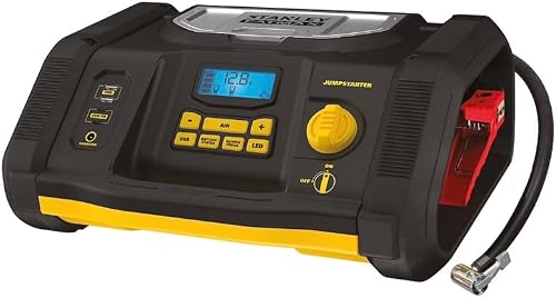 Fatmax 1000 Peak Amp Power Station with 4 USB Ports, Jump-Starter, 120 PSI Air Compressor, Black, Lithium Ion Battery