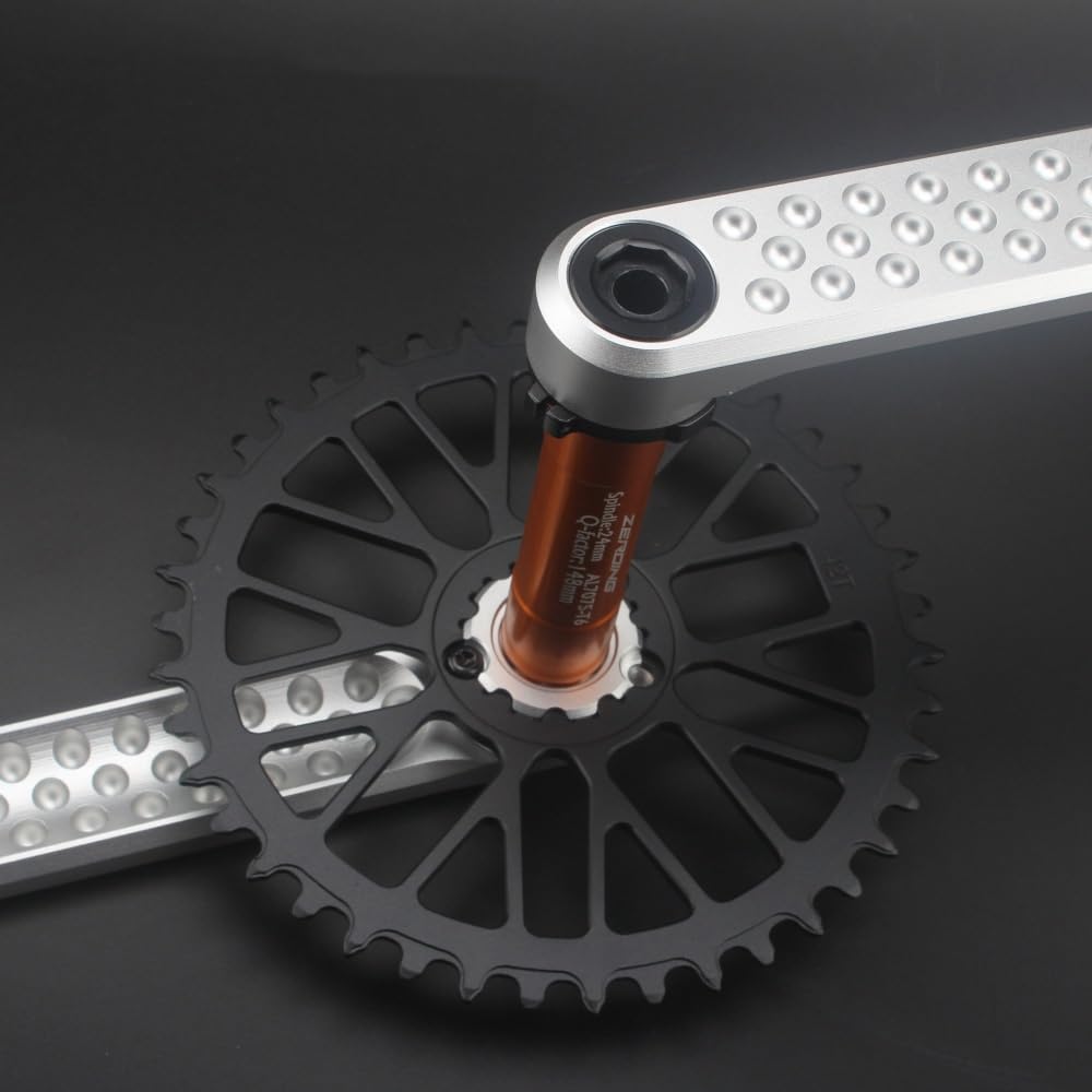 Zestaw korbowy 165 mm 170 mm 175 mm 40T 42T 44T 46T 48T Single Speed GXP składany rower zestaw ramion korby szosowej 68 73 mm BB aluminiowe drążone zintegrowane zestawy korbowe