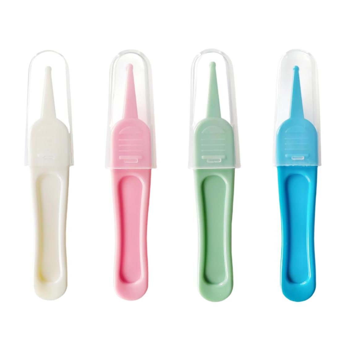 Pince à épiler pour Bébé Sécurité Douce et Sûre 4pcs