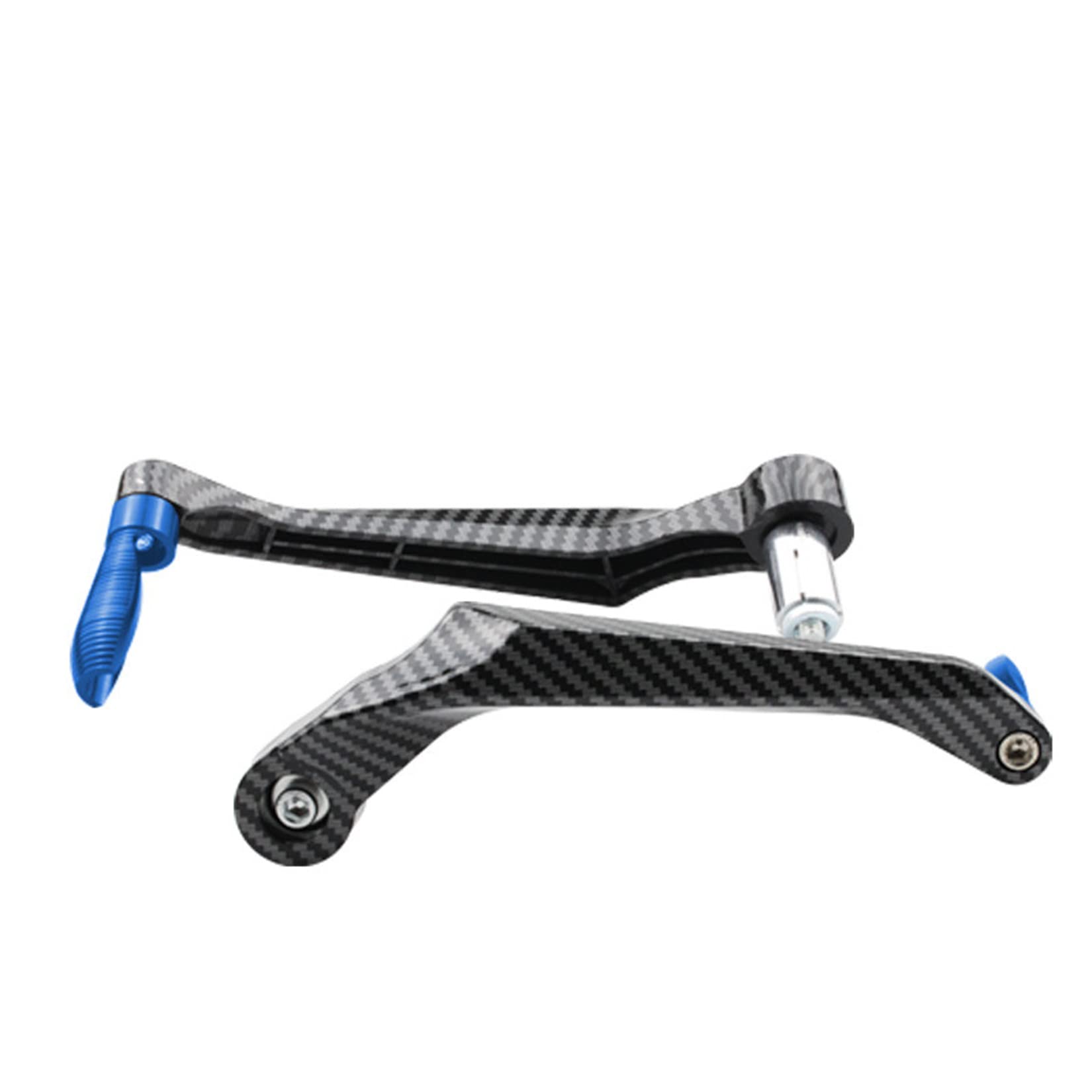 Protector de Palanca de Embrague de Freno de Manillar de Motocicleta Manillar Universal de 7/8" de 22 mm,PSLER Protector de Mano Accesorios para Motos(Azul)