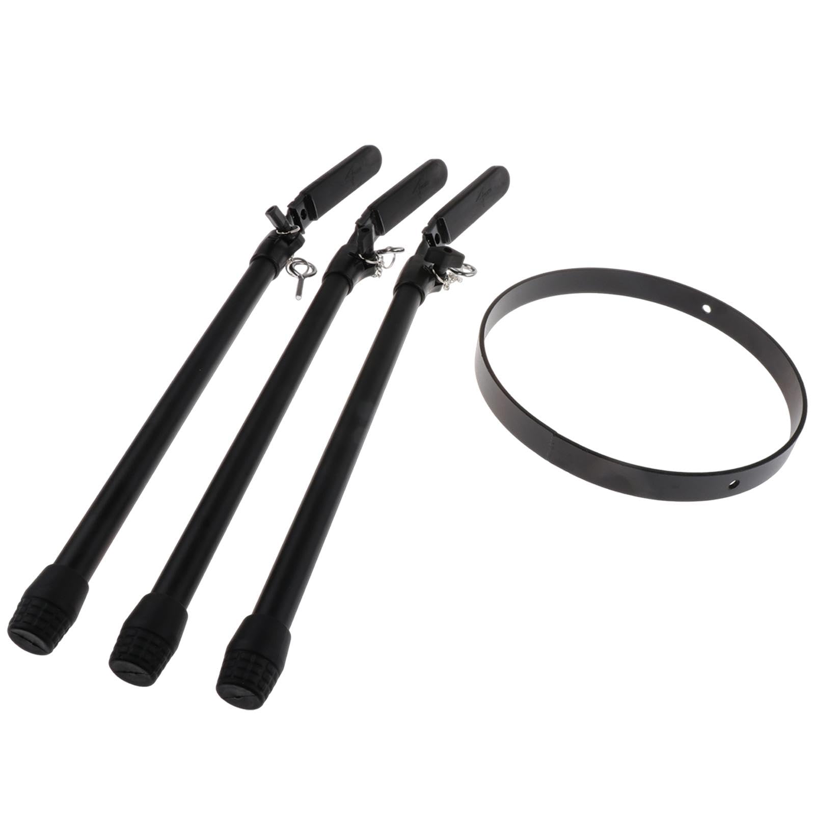 Amagogo Support de djembé de en métal, Portable, pour percussions, Support de Tambour, léger, pour Performances de Congas africaines, for 13 Pouces