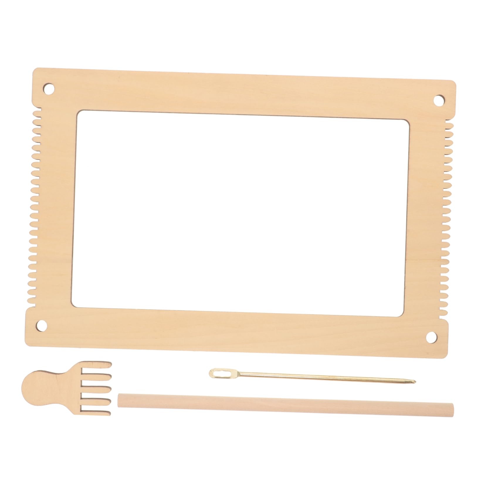 SEWACC Mini Weaving Kit Complete Set for Boys and Girls Weaving Toys Craft Weaving Tool for Early Learning