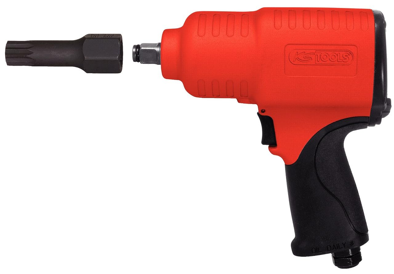 KS Tools 515.1160 Serie di Bussole Speciali per Avvitatori ad Impulsi per Viti XZN, Lunghe, 7 PezziM14-M18, 1/2"