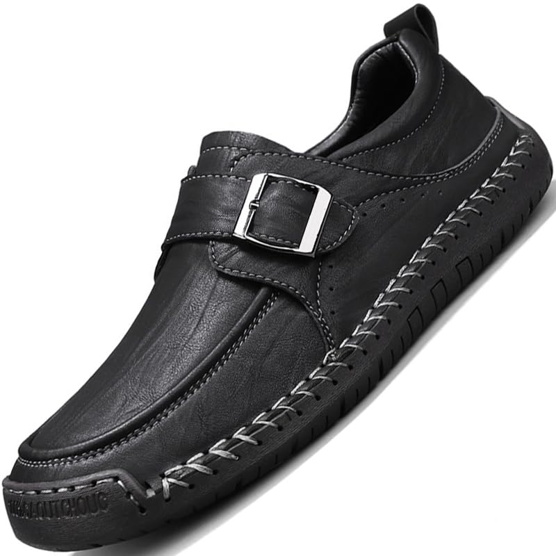 LZDZN Casual Loafers for Men Shoes Leather Shoe Mens Driving Men's Boat Dress Brown Black White Size Male Handmade