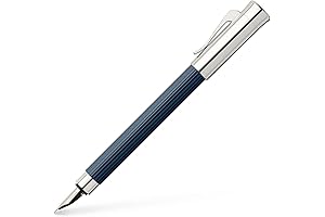GRAF VON FABER-CASTELL Tamitio Metal Barrel Fountain Pen in Royal Blue