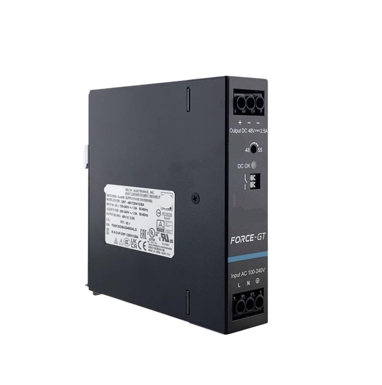 BRODEFUP DRF-48V120W1GBA power supply 48V 2.5A 120W