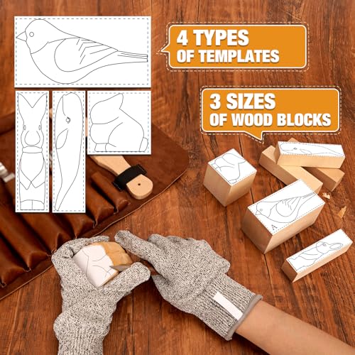 Wood Carving Kit 24Pcs