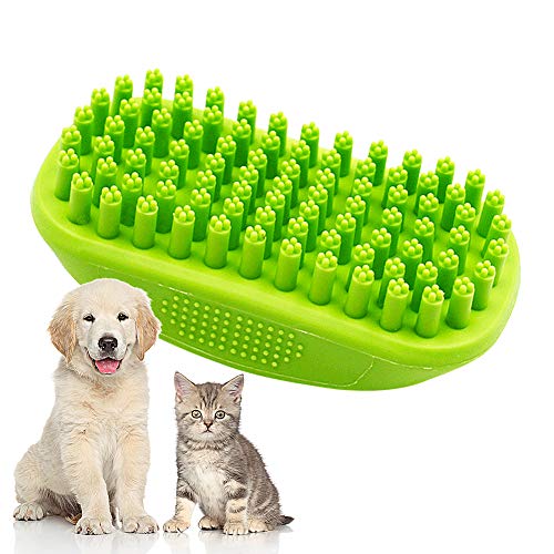 FANDE Cepillo de Masaje para Mascotas, Cepillo de Aseo Profesional para Mascotas, para el Aseo de la Ducha, Masaje, Herramienta con Champú para Gatos, Perros Cover