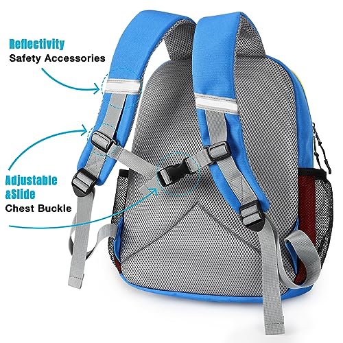 Image of STEAMEDBUN Toddler Backpack for Boys 2-4,Kindergarten Backpack for Boys,Preschool Backpack,Mini