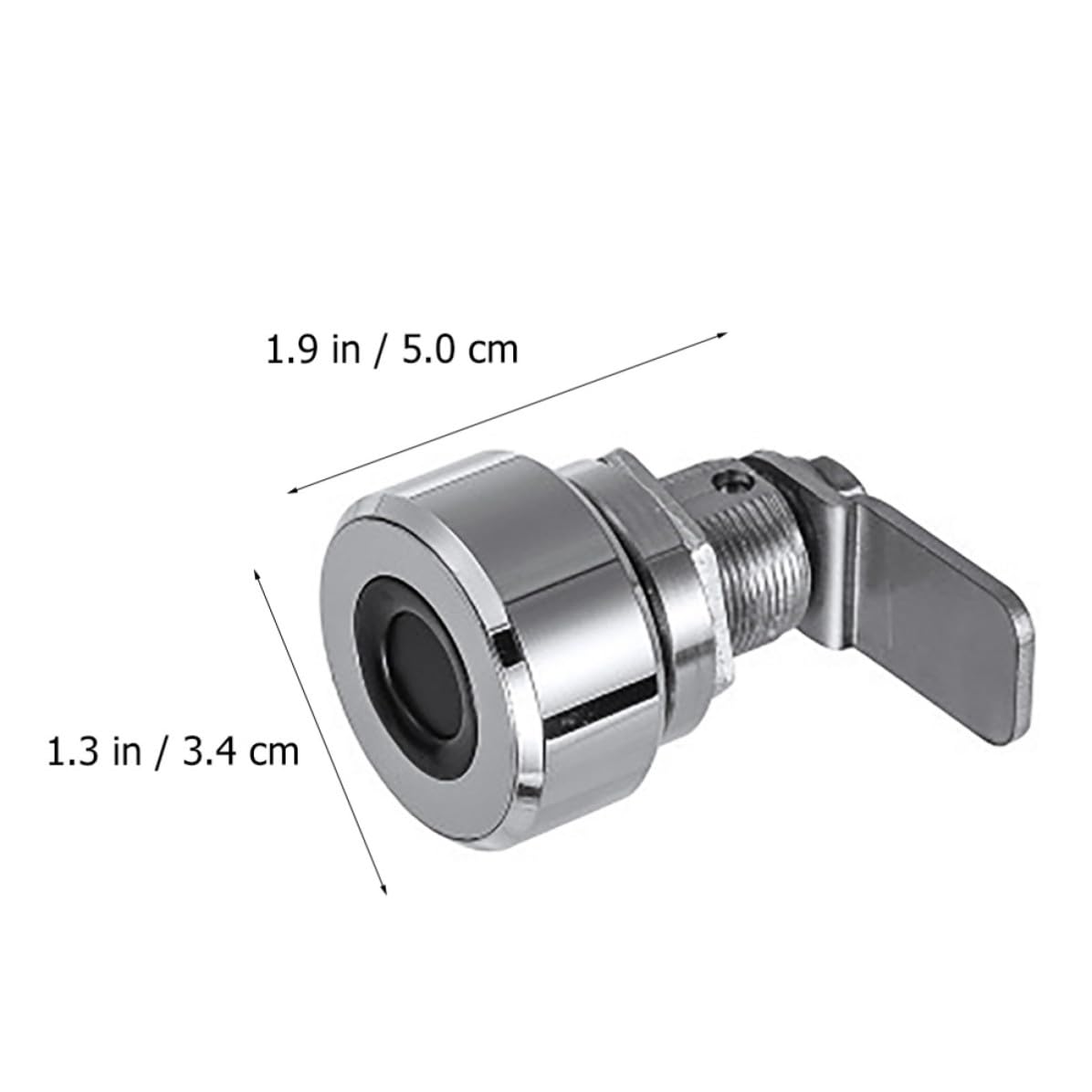 Metall Fingerabdruck Schubladenschloss Silber mit USB Ladefunktion